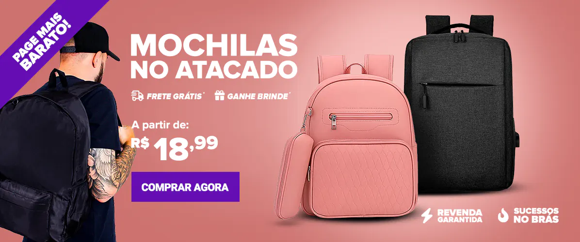 Mochilas no Atacado