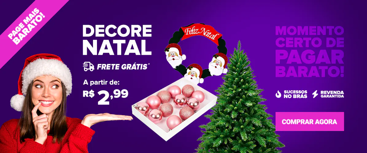 Natal no Atacado a partir de R$ 2,99