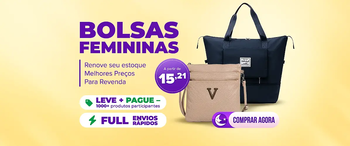 Bolsas Femininas no Atacado