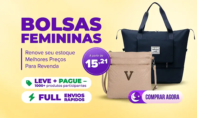 Bolsas Femininas no Atacado