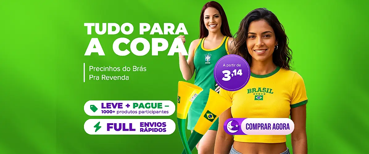 Tudo para COPA  a partir de R$ 3,14