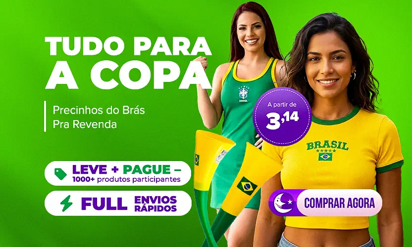 Tudo para COPA  a partir de R$ 3,14