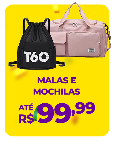 Malas e Mochilas no Atacado at&eacute; R$ 99,99