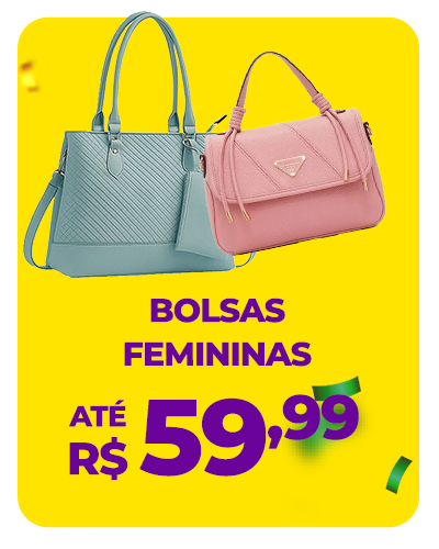 Bolsas no Atacado at&eacute; R$ 59,99