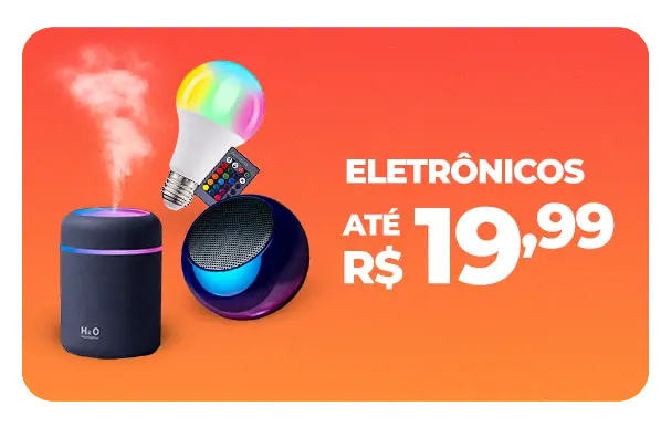 Eletr&ocirc;nicos no Atacado at&eacute; R$ 19,99