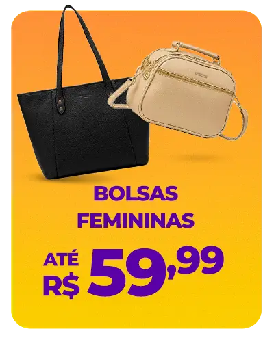 Bolsas no Atacado at&eacute; R$ 59,99