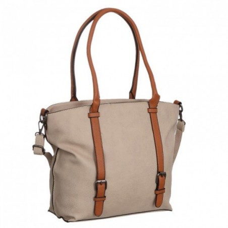 Bolsa Ombro Lisa Com Detalhe De Alça Regulável