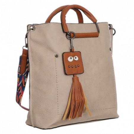 Bolsa De Ombro Com Alça Colorida E Tassel