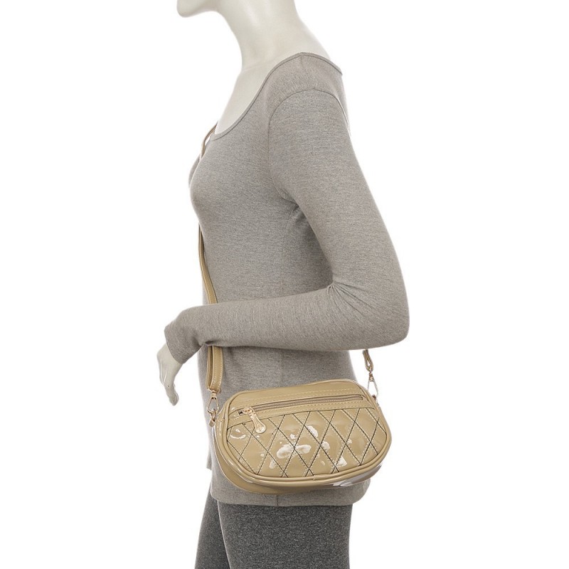 Bolsa 2 Em 1 Transversal + Pochete De Verniz Feminina
