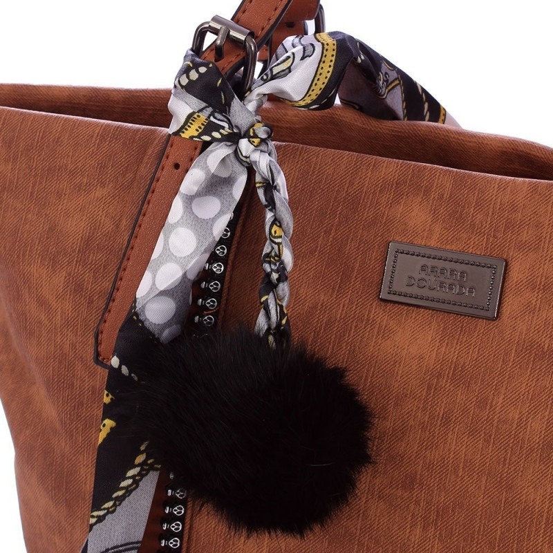 bolsa-shopper-luxo-feminina-estonada-com-tassel-de-pompom