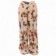 Calça Pantalona Floral Feminina Com Babado Na Barra
