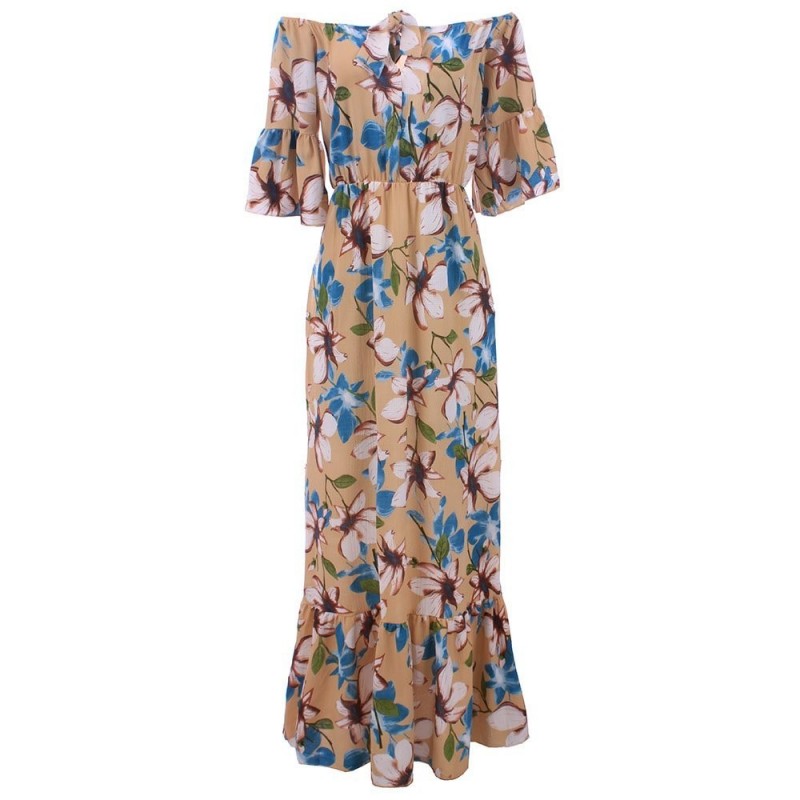 vestido-longo-floral-decote-ombro-a-ombro-com-babado