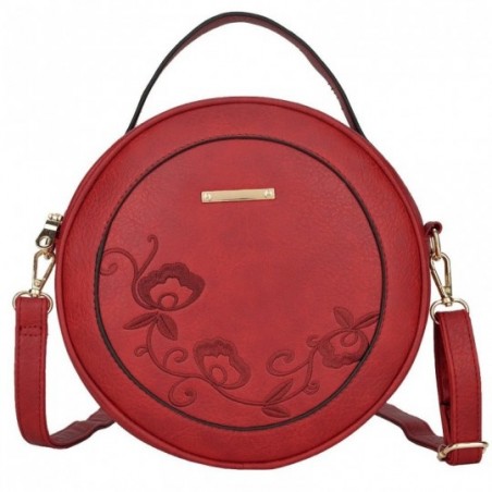 bolsa-luxo-redonda-bordado-alto-relevo-floral-feminina