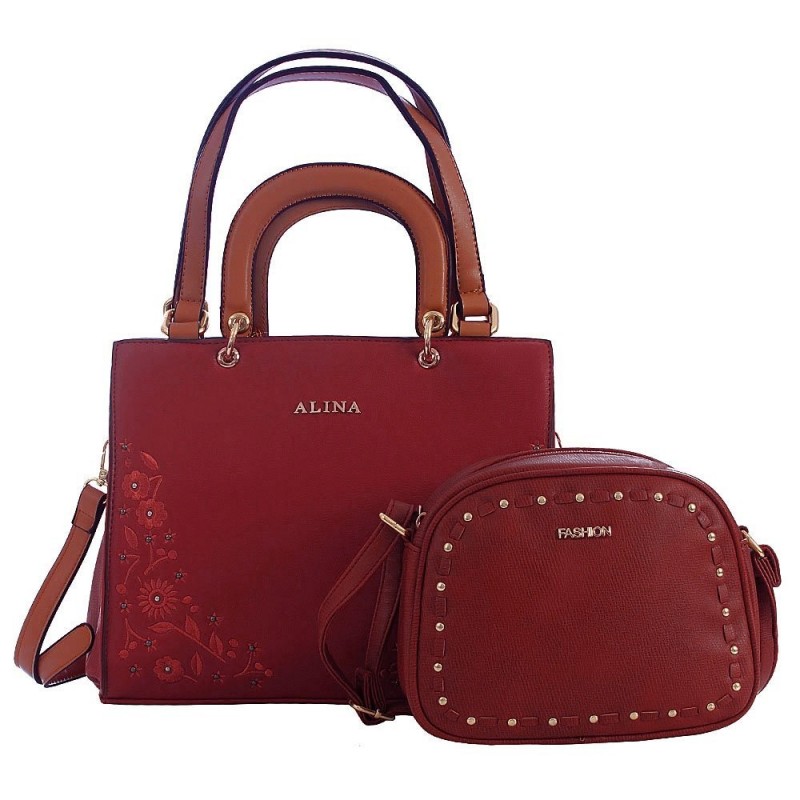 kit-com-bolsa-bau-luxo-alto-relevo-floral-transversal-em-tresse-e-tachas