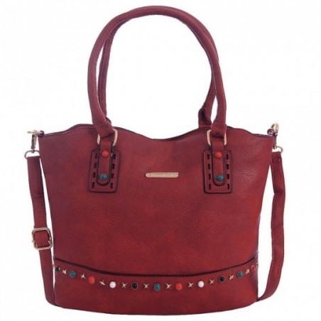 bolsa-de-ombro-em-alto-relevo-com-tachas-coloridas-e-pingente