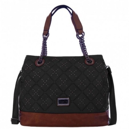 bolsa-satchel-alto-relevo-com-tachas-e-vazados-com-alca-de-corrente