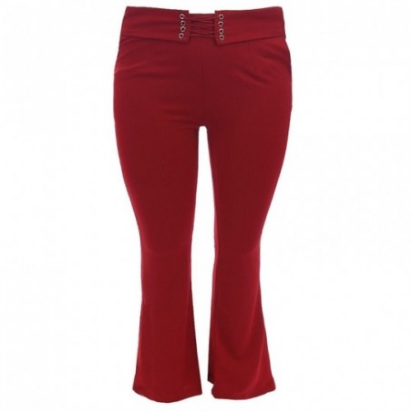calca-cotton-flare-social-plus-size-em-alto-relevo-feminina