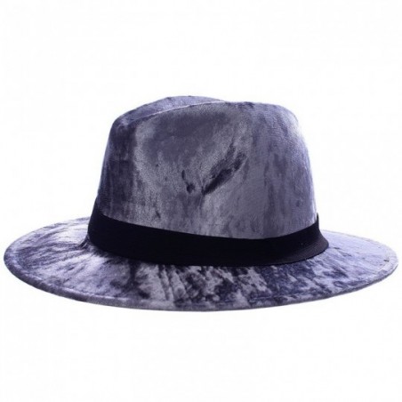 Chapéu Unisex De Camurça Com Faixa Decorativa
