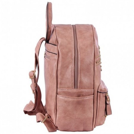 mochila-feminina-estampa-em-alto-relevo-com-spikes-e-tachas