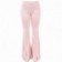 Calça Suede Flare Barra Transpassada Feminina