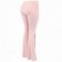Calça Suede Flare Barra Transpassada Feminina
