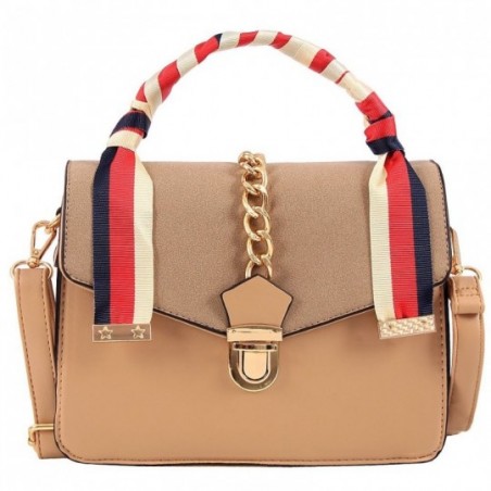 bolsa-bau-luxo-feminina-com-fita-colorida-e-corrente