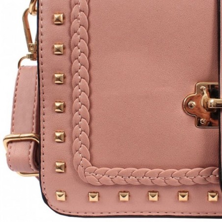 bolsa-feminina-alto-relevo-tresse-em-spikes-metalicos