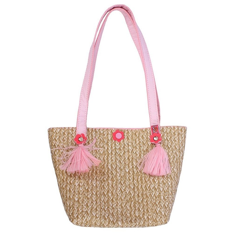 bolsa-baguete-praia-de-palha-com-tassel-rosa