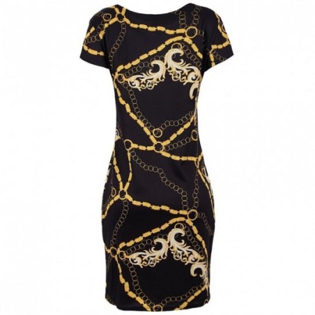 vestido-midi-estampa-de-correntes-acinturado-feminino
