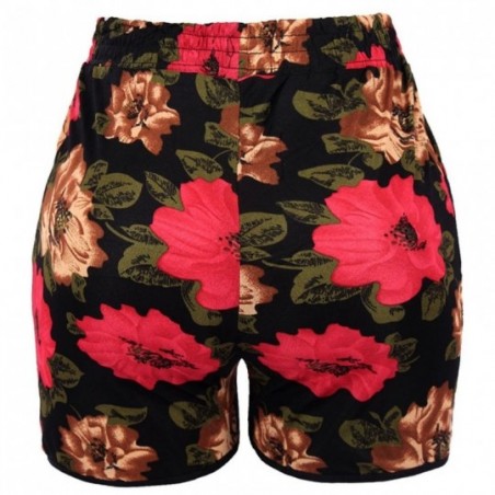 short-feminino-floral-com-amarracao