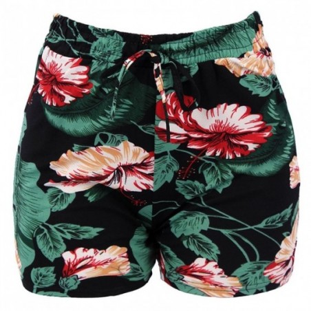 short-floral-feminino-com-amarracao-com-bolsos