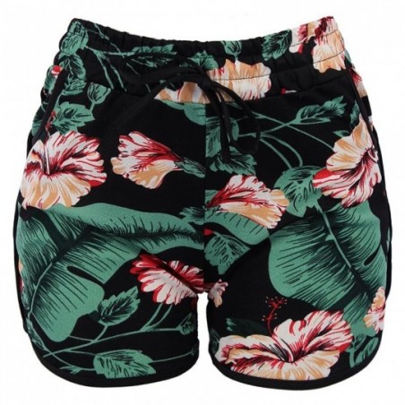 short-feminino-estampa-floral-com-amarracao