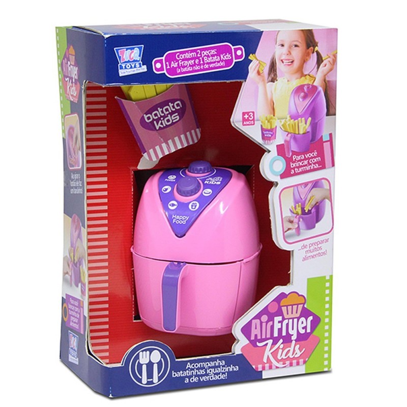 Kit Air Fryer Kids Com 2 Peças De Brinquedo