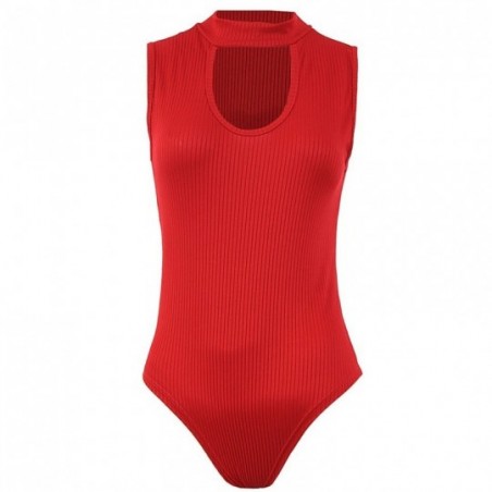 body-canelado-choker-feminino-sem-manga