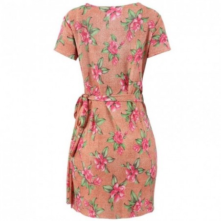 vestido-envelope-de-malha-floral-manga-curta-decote-v