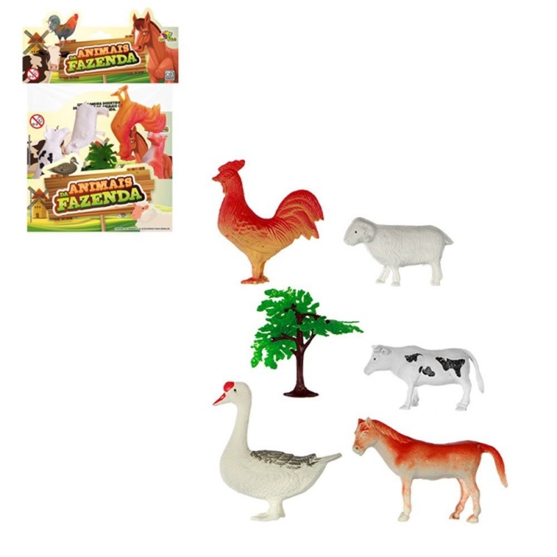 kit-animais-da-fazenda-com-7-pecas-variadas