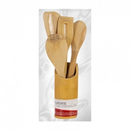 kit-linha-bambu-talheres-de-madeira-com-5-pecas