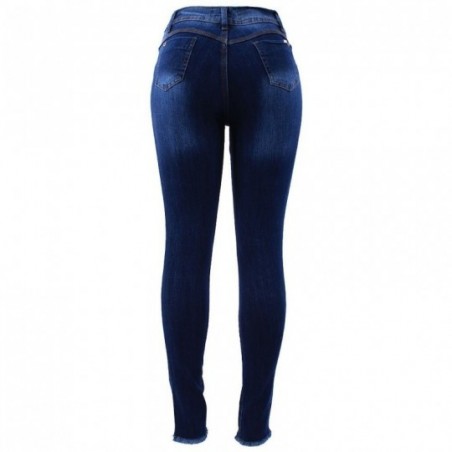 calca-jeans-destroyed-barra-desfiada-skinny-feminina
