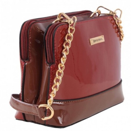 bolsa-luxo-de-verniz-feminina-com-alca-de-corrente