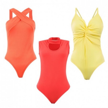 Kit Feminino Com 3 Body's Com Cores E Modelos Variados