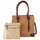 Kit Feminino Bolsa Tote Ombro + Transversal Em Tachas
