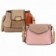 Kit Luxo Com 2 Bolsas Clutch Social Feminina Em Alto Relevo