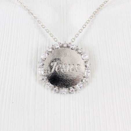 colar-feminino-com-pingente-jesus-em-strass-no-atacado