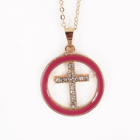 conjunto-feminino-brincos-e-colar-pingente-cruz-em-strass