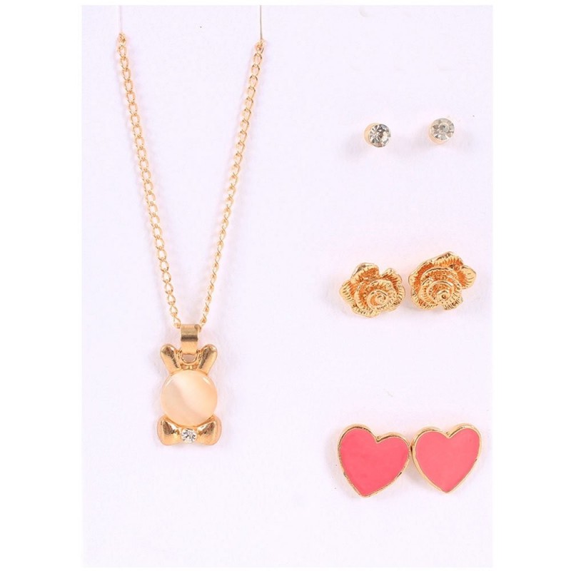 conjunto-brincos-e-colar-feminino-pingentes-variados-atacado