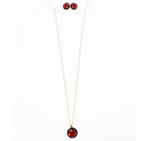 conjunto-feminino-brincos-e-colar-pingente-pedra-atacado