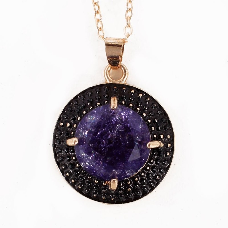 conjunto-feminino-brincos-e-colar-pingente-pedra-atacado