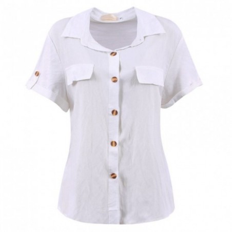 blusa-social-feminina-manga-curta-com-fecho-em-botoes