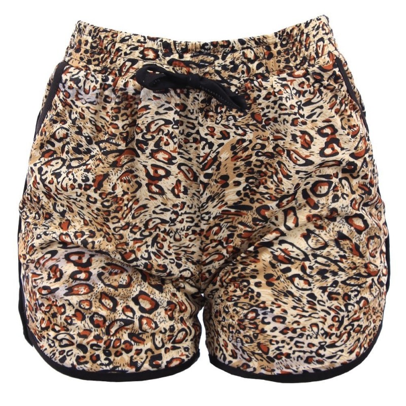 short-feminino-animal-print-com-cordao-e-bolsos-laterais