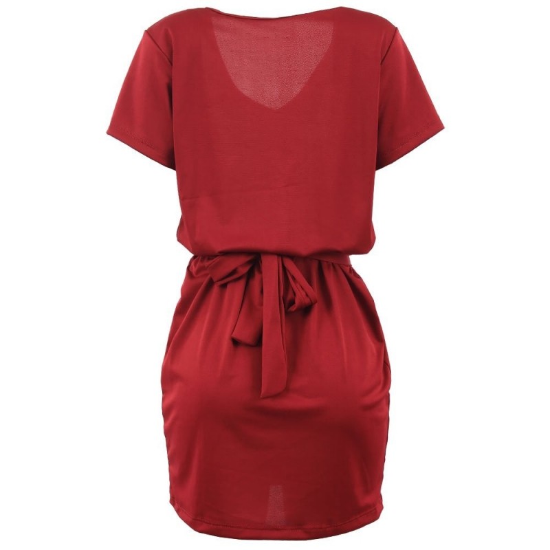 vestido-estampado-feminino-com-gola-em-v-com-cinto